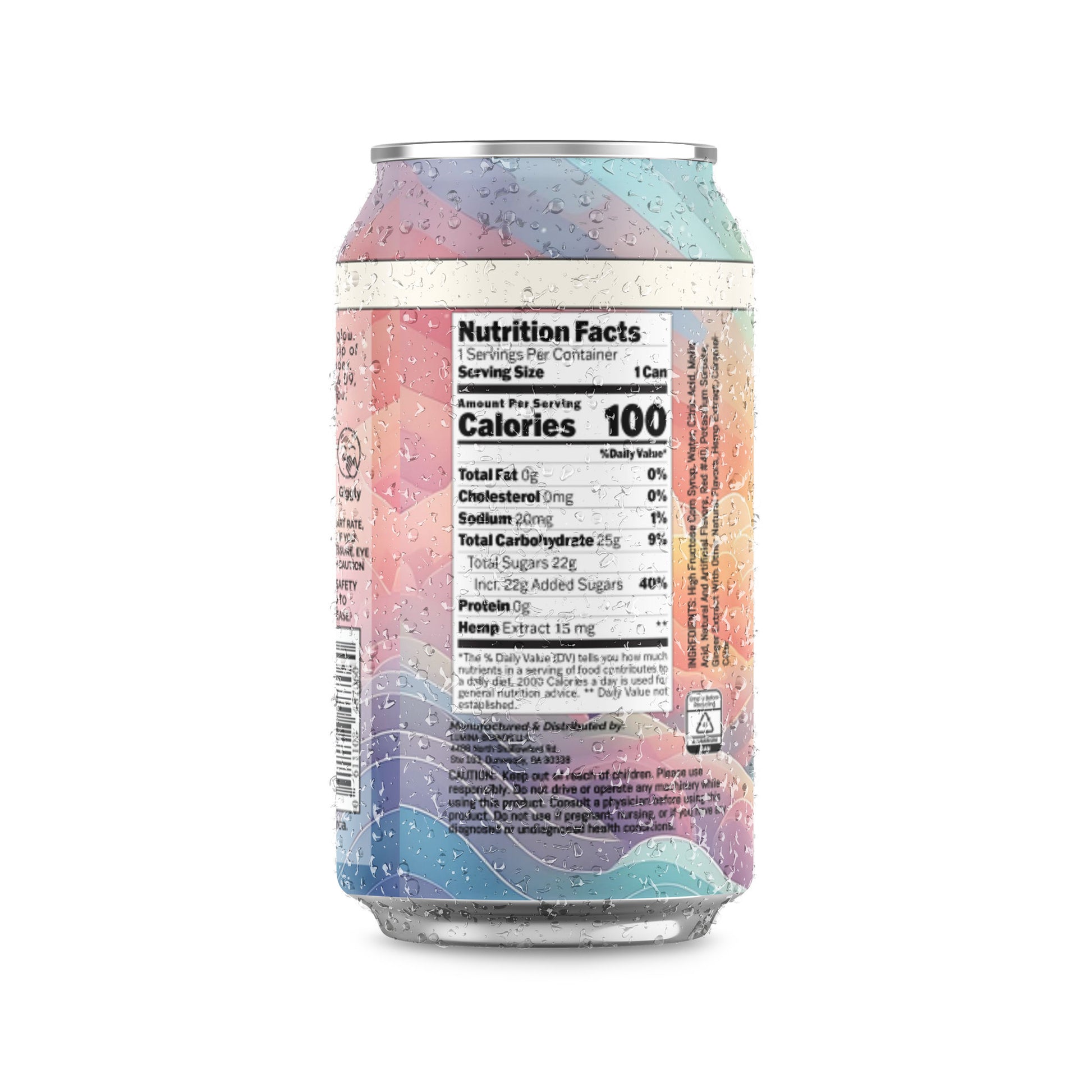 Lumina CBD Lemonade Front Can