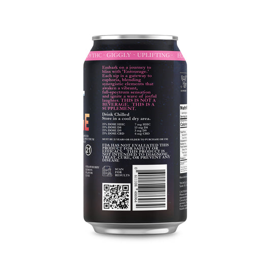 Entourage CBD Strawberry Lemonade Side Can
